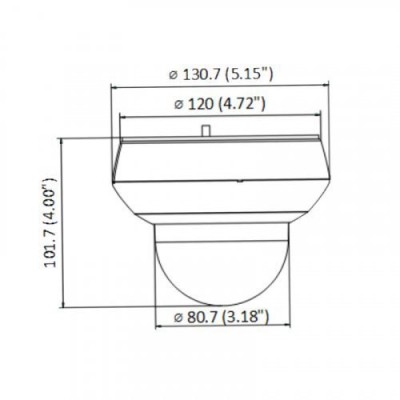 IP PTZ відеокамера 4Мп Hikvision DS-2DE2A404IW-DE3(C0)(S6)(C) (2.8-12 мм) з вбудованим мікрофоном для системи відеонагляду